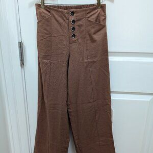 Universal Standard NWT 4XS (0-00) Coastal Linen Pants Coco Loco